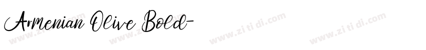 Armenian Olive Bold字体转换 Armenian Olive Bold字体转换